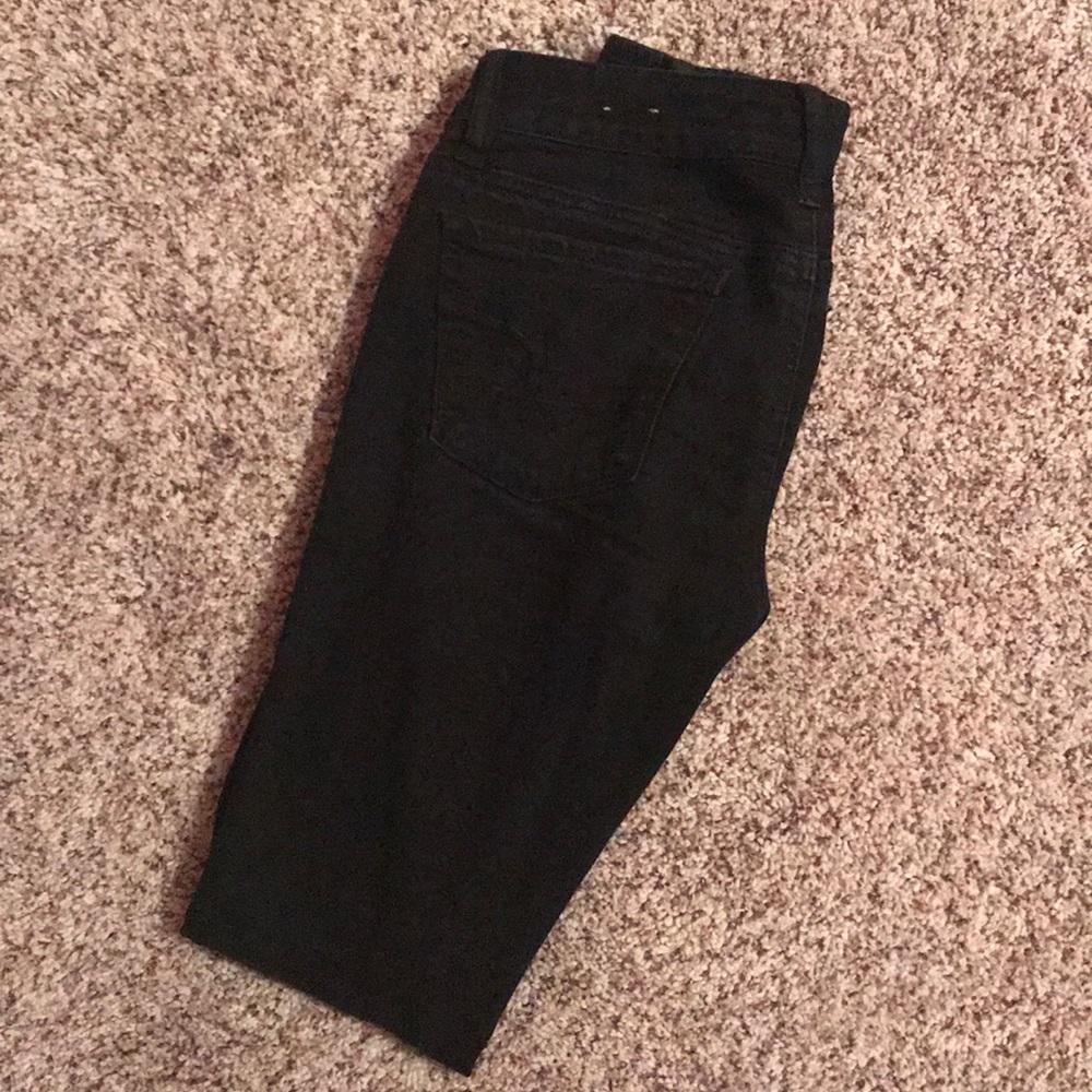 Black American Eagle Skinny Jeans